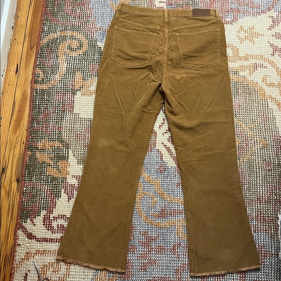 Madewell Tan Cali Demi-Boot Corduroy Pants Size 29 - Picture 10 of 10